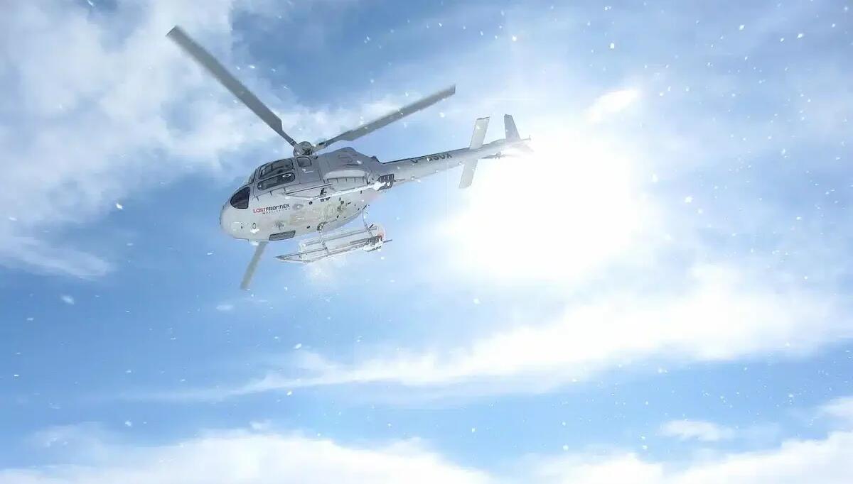 Atterra con l'elicottero nel comprensorio sciistico e inizia la discesa: multato imprenditore 60enne - 