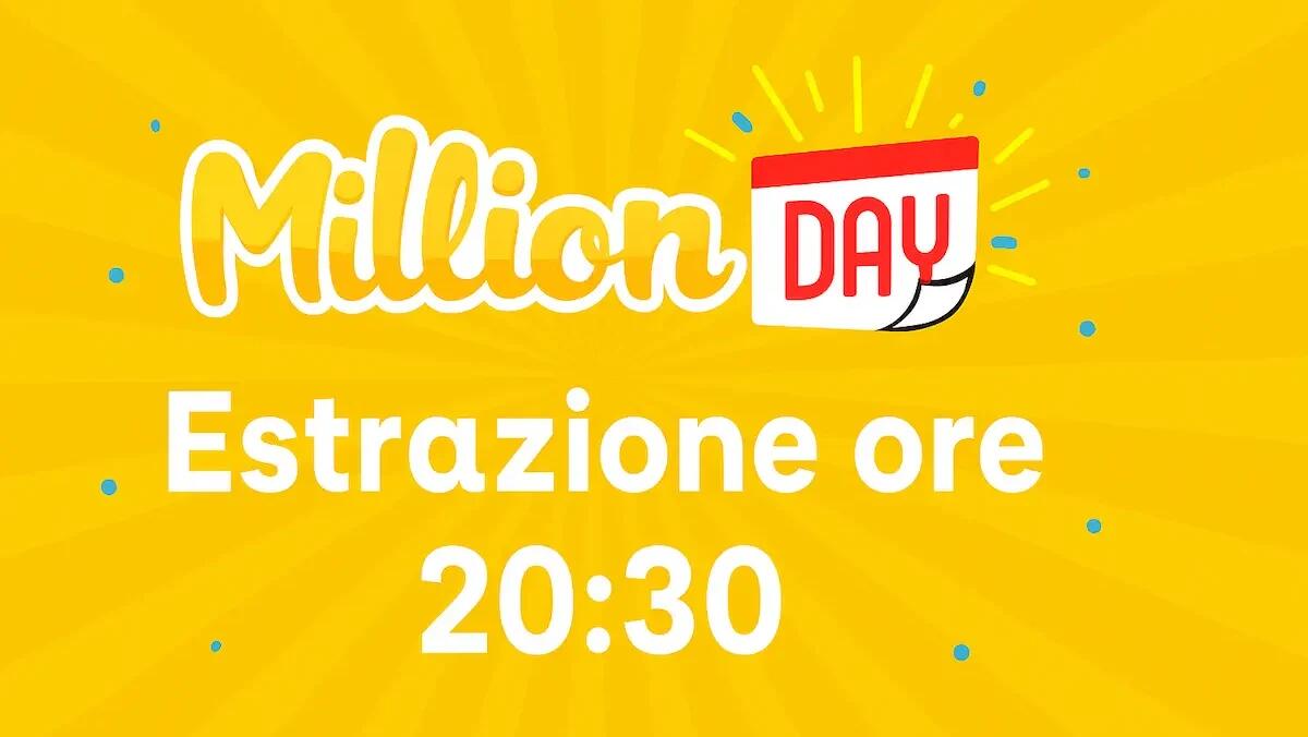Million Day e MillionDay Extra: i numeri vincenti di oggi giovedì 3 aprile 2025, ore 20:30 - 