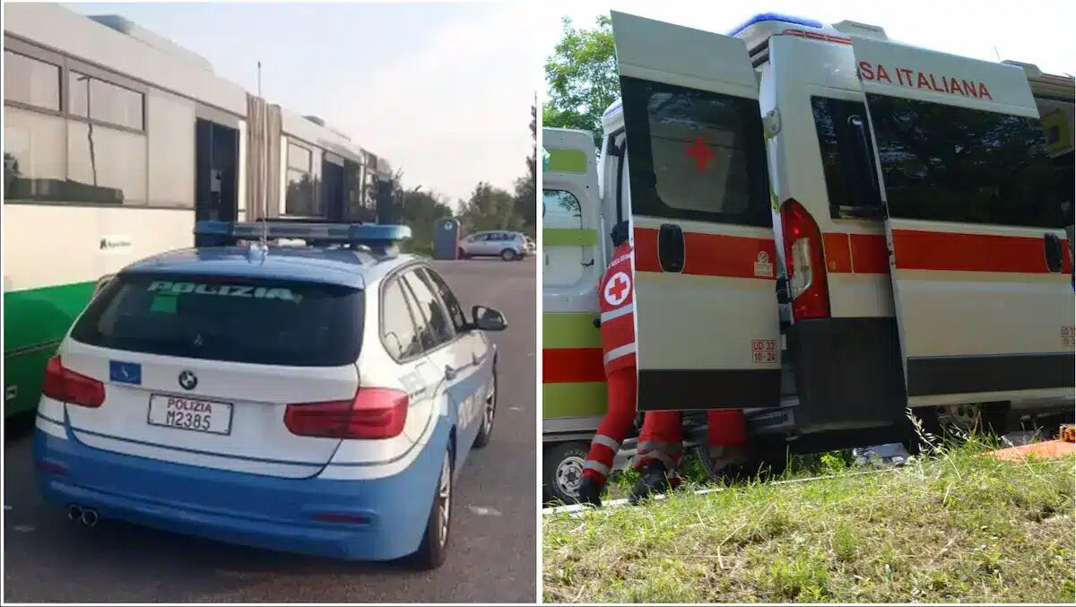 Pullman con studenti si scontra contro un camion, tre ragazzi in ospedale: stavano tornando da una gita - 