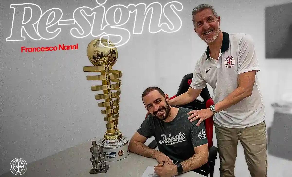 Francesco Nanni confermato: la Pallacanestro Trieste punta sulla continuità - 