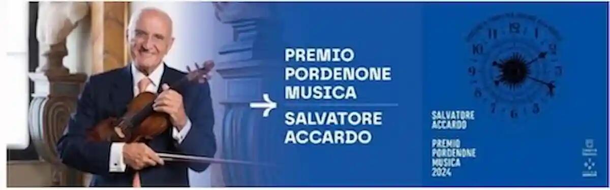 Salvatore Accardo riceve il Premio Pordenone Musica 2024 con un concerto straordinario - 
