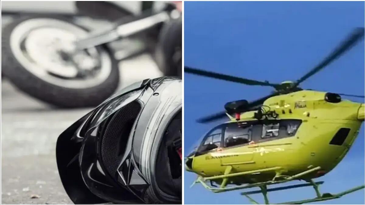 Si schianta contro un fuoristrada, la moto si spezza in due: grave un 20enne, elitrasportato in ospedale - 