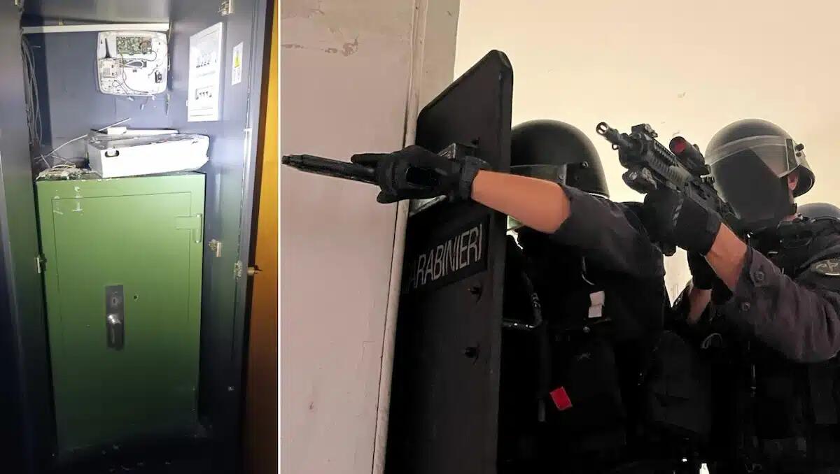 Tentano di forzare la cassaforte dello sportello bancomat: arrestati 3 kosovari - 