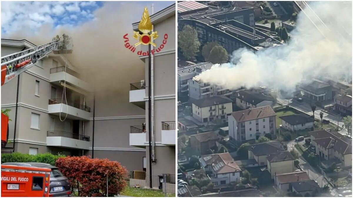 Fiamme in un condominio, 31 abitazioni evacuate: continua l'intervento, le immagini dall’alto della città - 