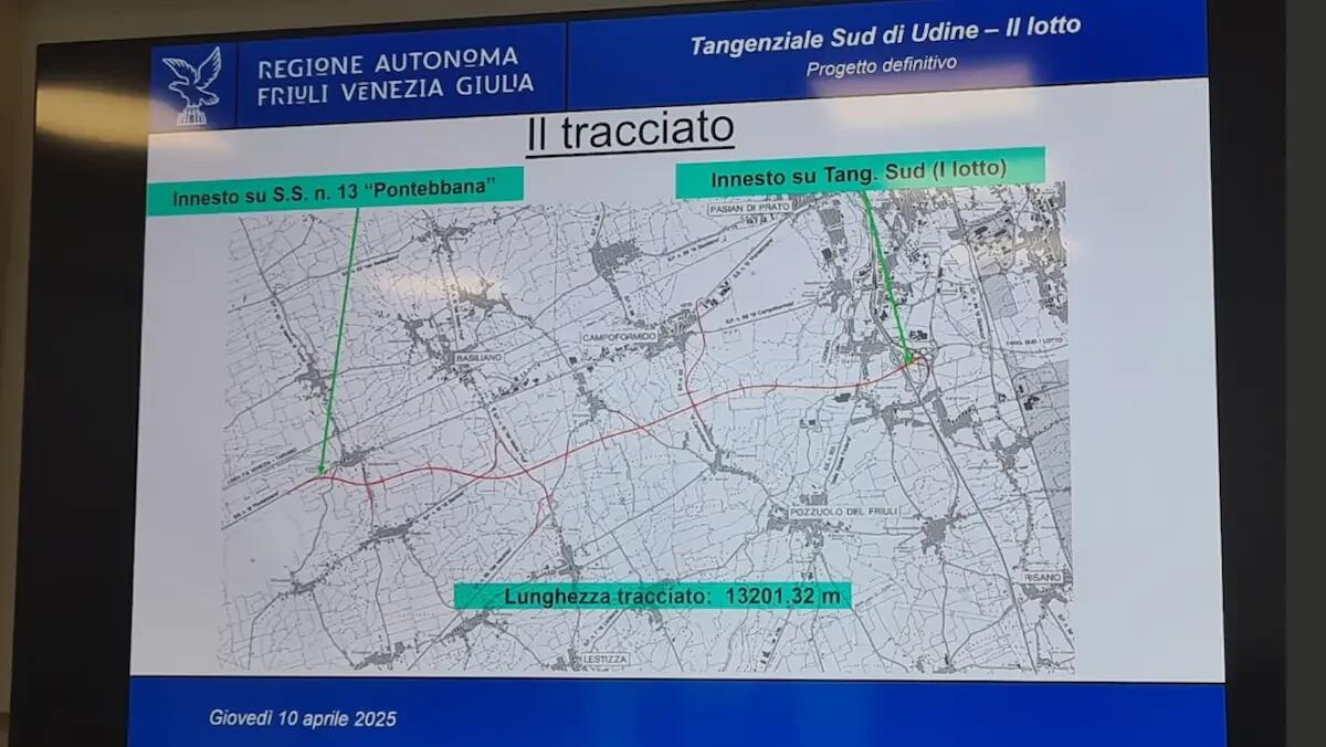 Ridurre il traffico a Udine Sud: arriva un nuovo raccordo da 13 km. I dettagli del progetto. -