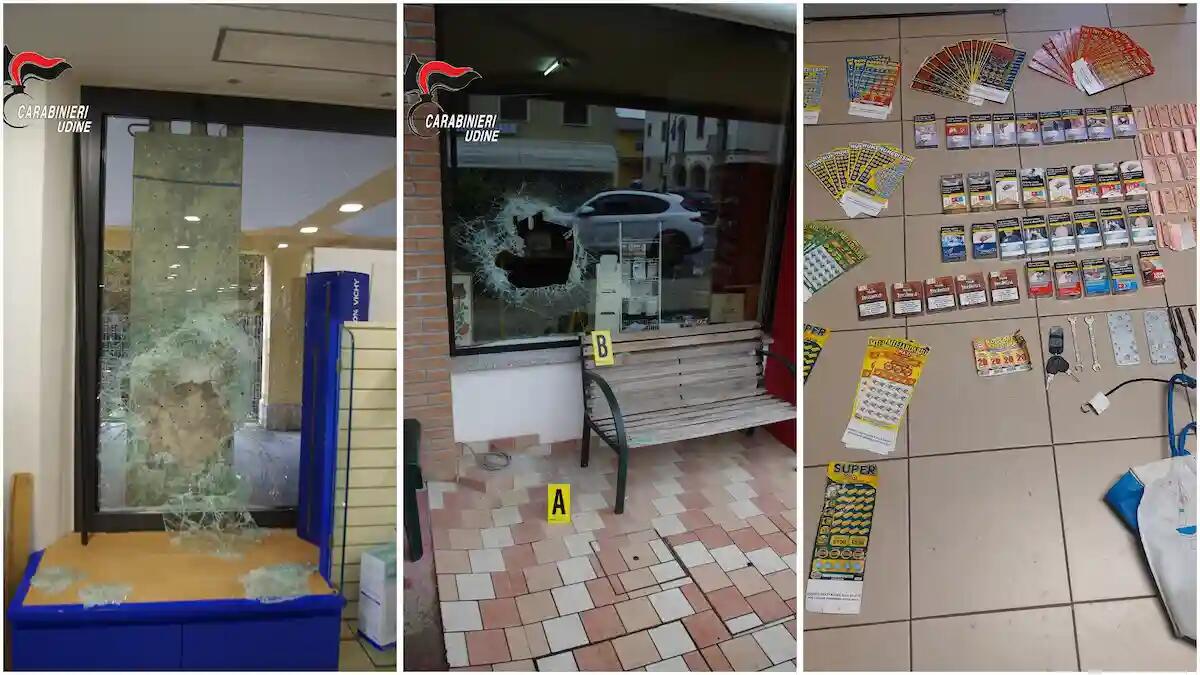 Sei furti in poche ore, tombini usati come ariete: arrestati due giovani - 