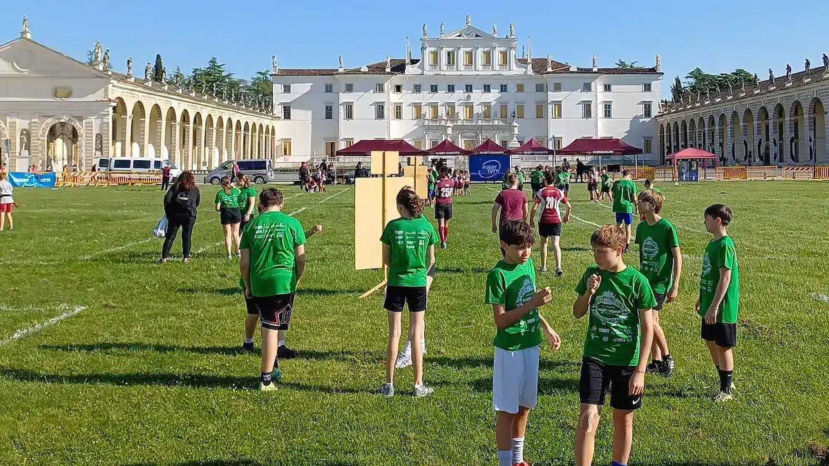 Rugby e scuola, festa a Villa Manin con oltre 1000 studenti - 