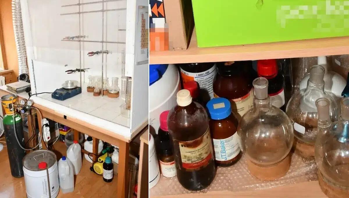 Possesso di precursori chimici per la produzione di droghe: arrestato 23enne, primo caso in Italia - 