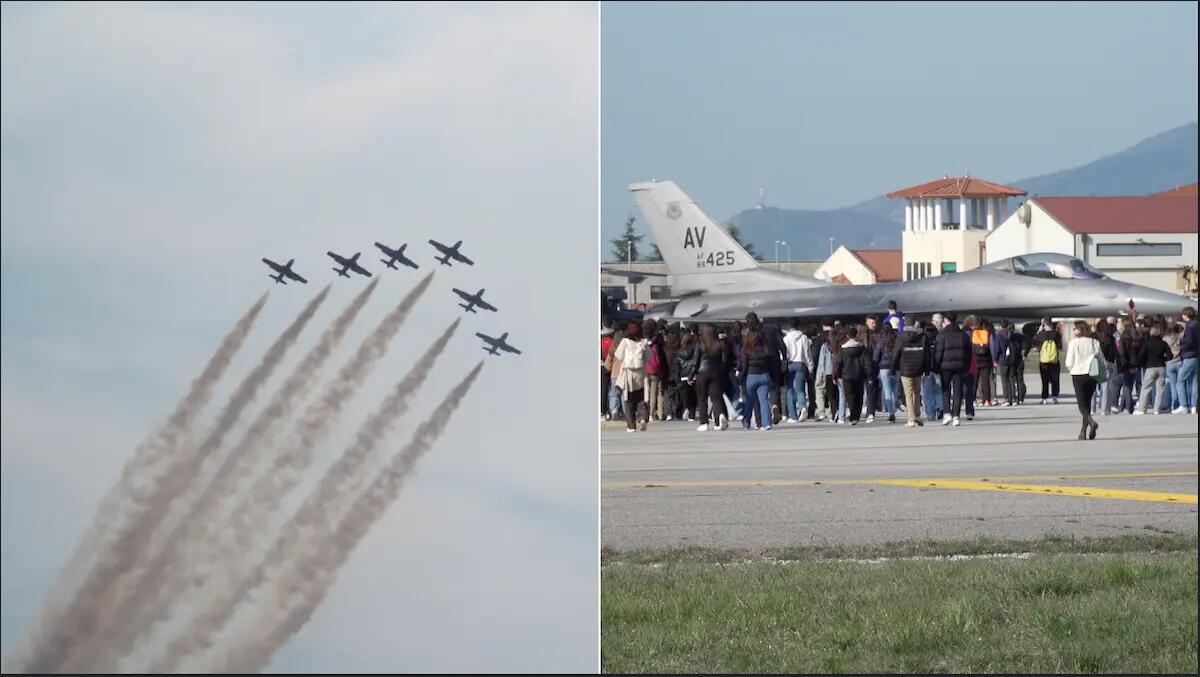 Le Frecce Tricolori ad Aviano: una giornata di addestramento e valori condivisi - 