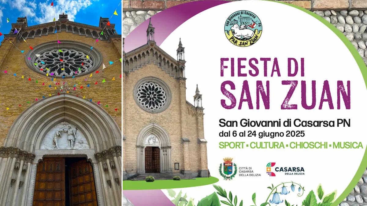 Fiesta di San Zuan 2025: oltre 50 eventi tra musica, cultura e sport a San Giovanni di Casarsa -