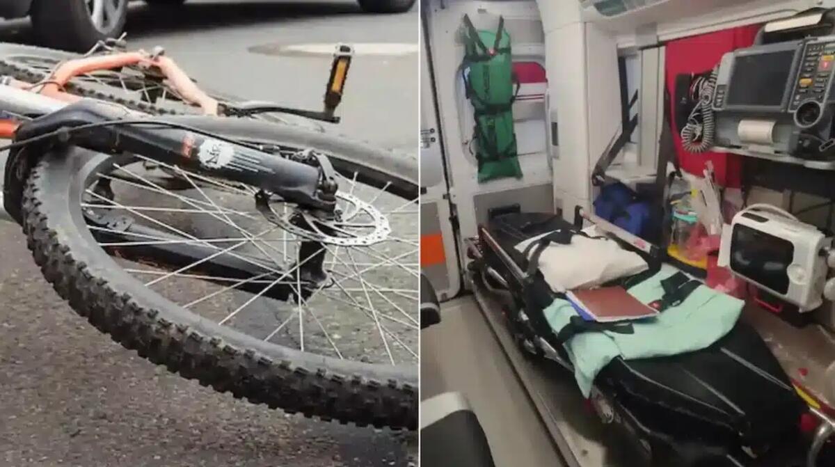 Non vede arrivare la bici e apre la portiera dell'auto: impatto tremendo, gravissimo ciclista 57enne - 