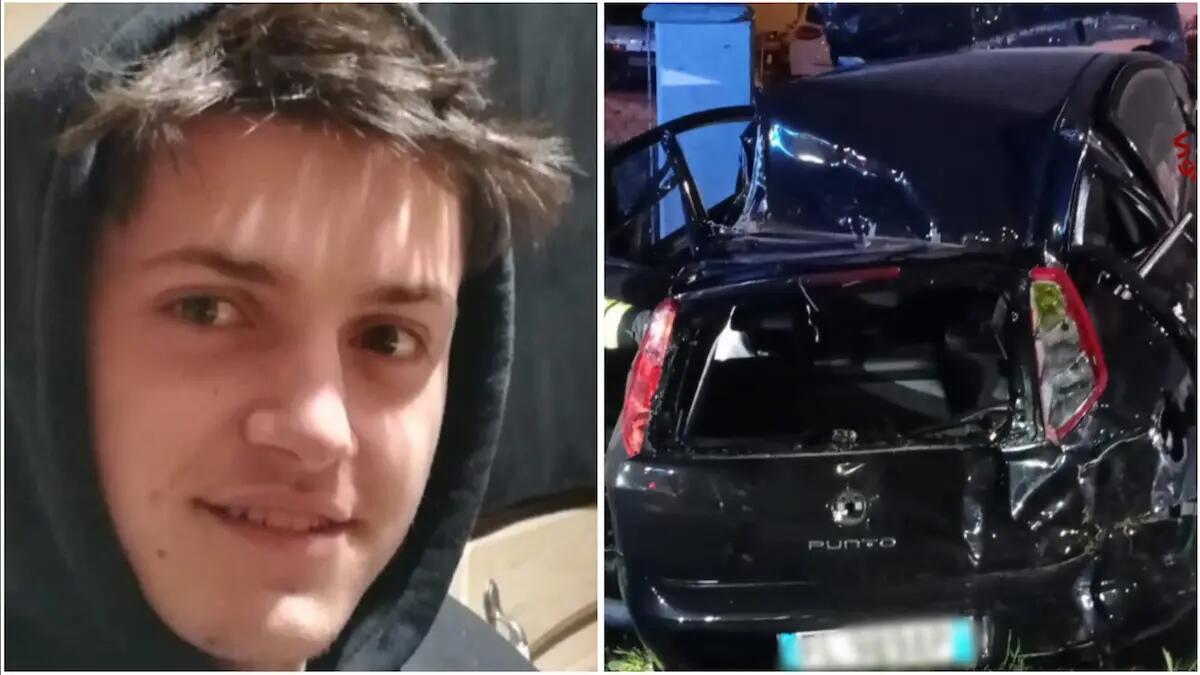 Davide muore a 22 anni mentre andava a una festa: l'auto si schianta e si ribalta, il dolore dei genitori - 