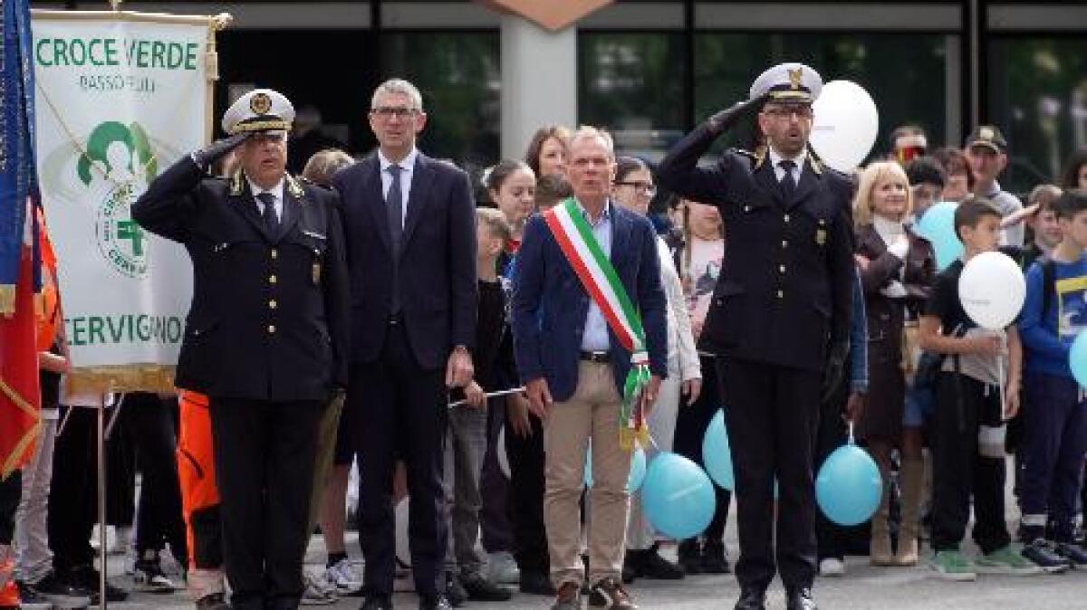 Giornata regionale della Polizia locale a Cervignano: parata, attività per le scuole e encomi - 