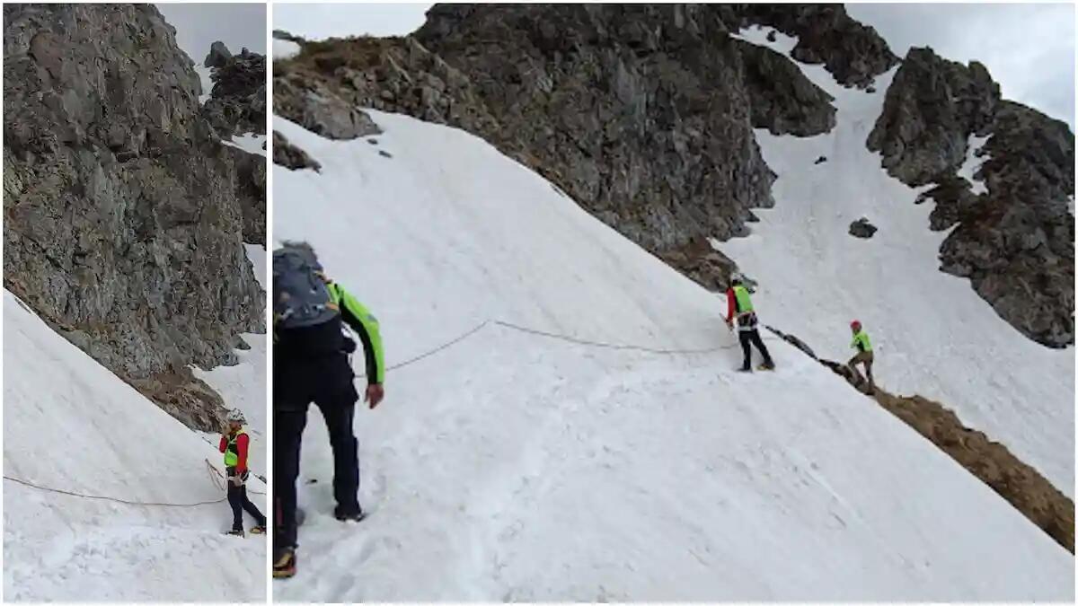 Giovane incastrato sotto un cingolato e due alpinisti scivolano in un canale ghiacciato: salvati dal Soccorso Alpino - 