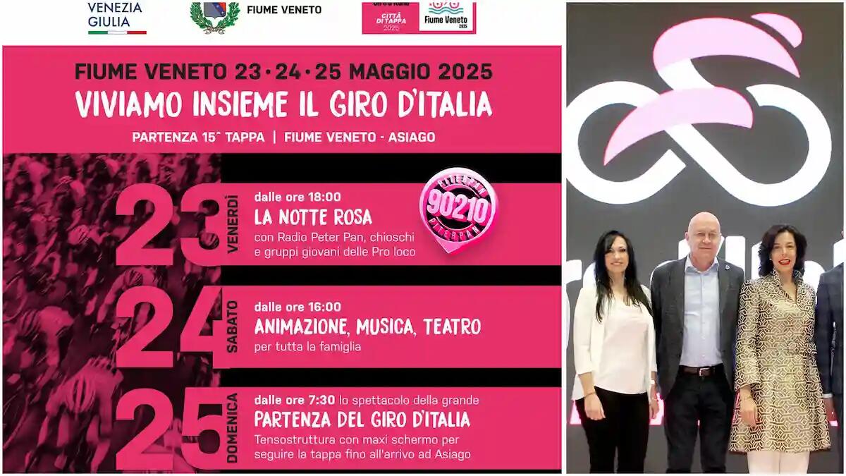 Fiume Veneto in festa per il Giro d’Italia: tutti gli eventi dal 23 al 25 maggio - 