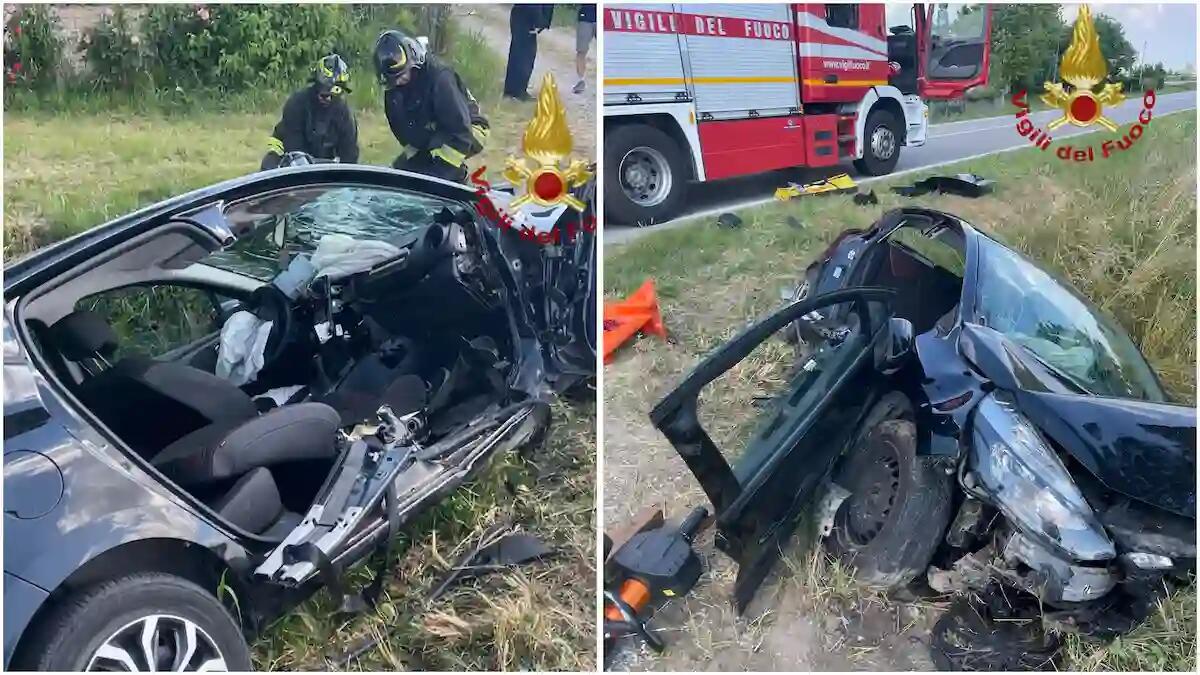Auto fuori strada con due donne a bordo, una incinta: trasportata in ospedale in codice rosso - 
