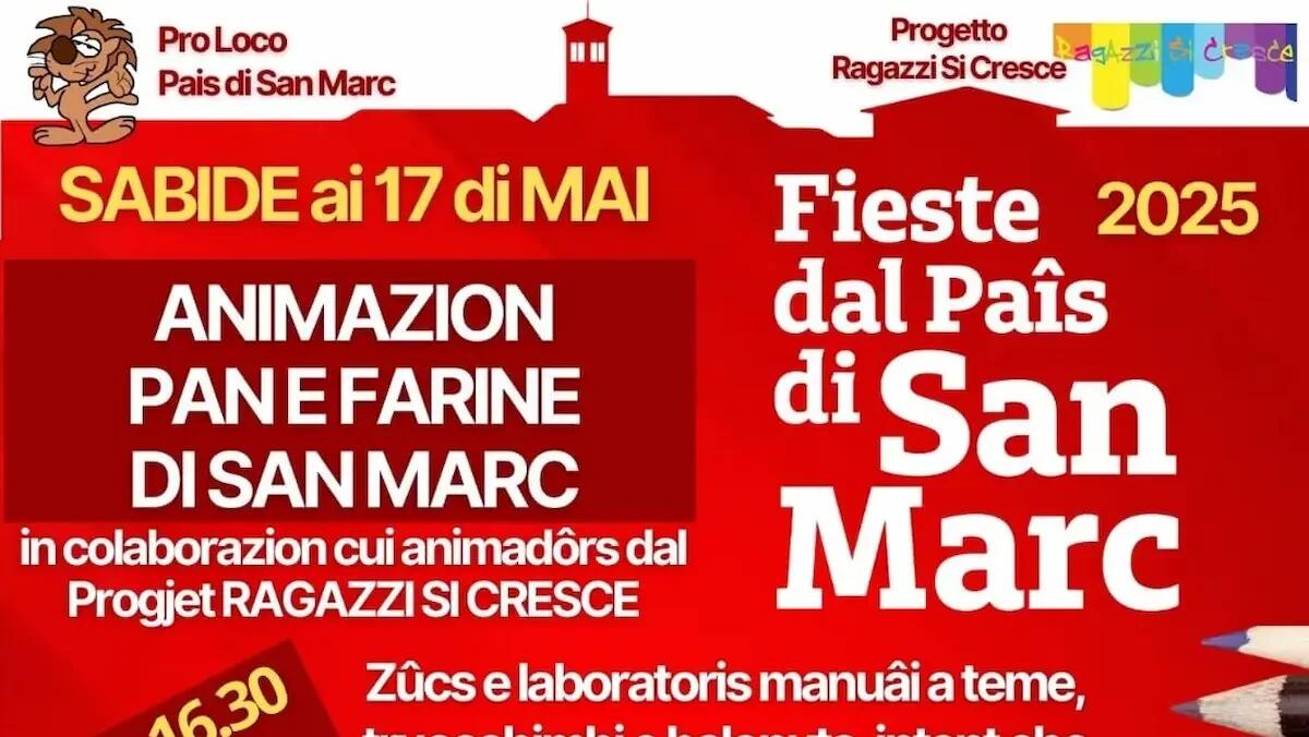 ‘Fieste dal Paîs di San Marc 2025’ a San Marco di Mereto di Tomba: programma eventi - 