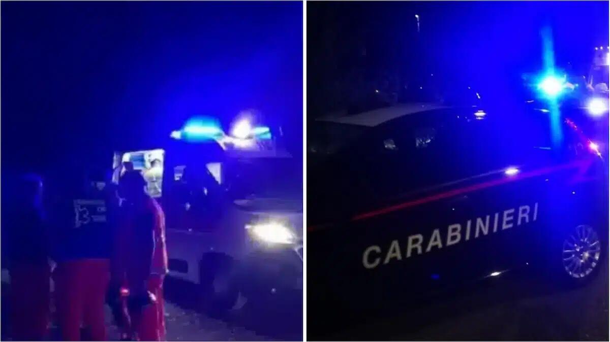 Auto con 5 giovani a bordo si schianta contro un palo di cemento: 19enne sbalzato fuori, è in fin di vita - 