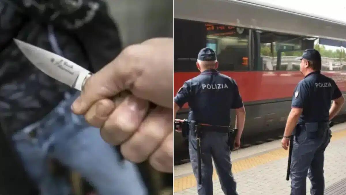 Rissa per l'utilizzo dei bagni sul treno regionale, spuntano i coltelli: panico e feriti - 