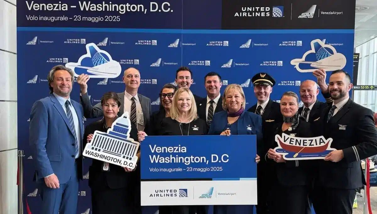 Aeroporto Marco Polo: United Airlines inaugura nuovo volo diretto Venezia-Washington D.C. - 