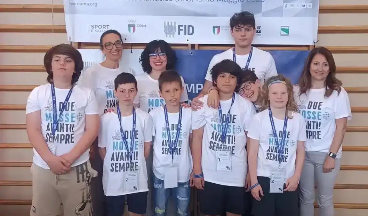 Dama, Pordenone brilla nella Finale Nazionale Giochi Scolastici a Misano: conquistati 8° e 11° posto - 