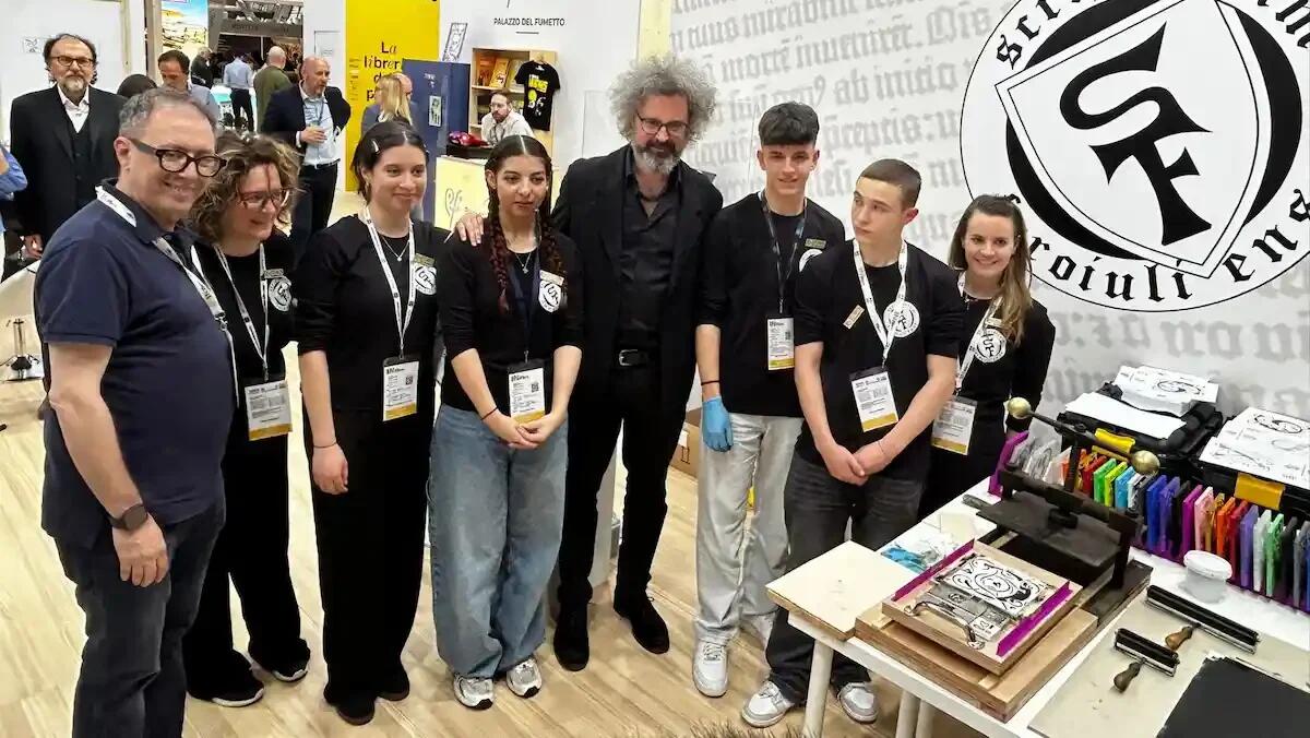 Lo Scriptorium Foroiuliense incanta Torino con la stampa antica al Salone del Libro - 