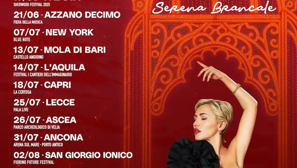 “Anema e Core”: il tour estivo di Serena Brancale passa per Azzano Decimo il 21 giugno - 