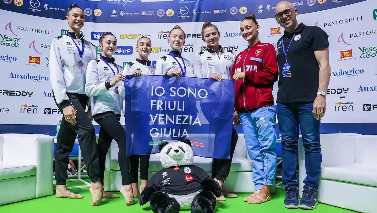 Ginnastica ritmica, Final Six 2025: le farfalle dell'ASU sfiorano il podio a Torino - 