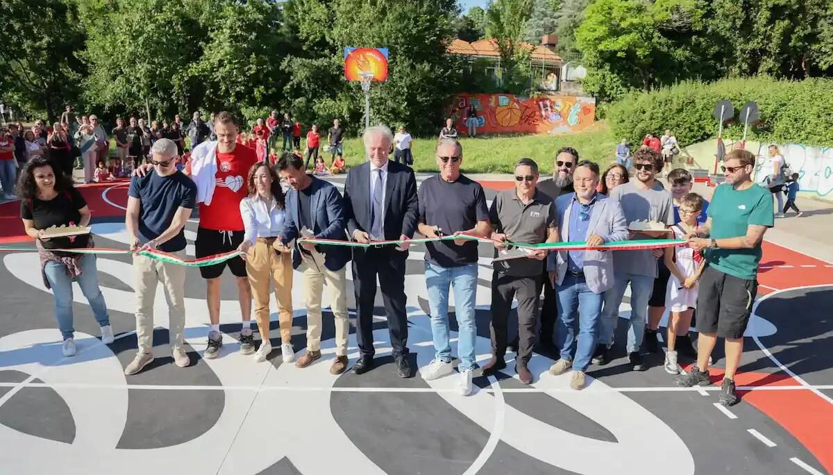 Pallacanestro Trieste, "Playground Revolution": taglio del nastro a Borgo San Sergio - 