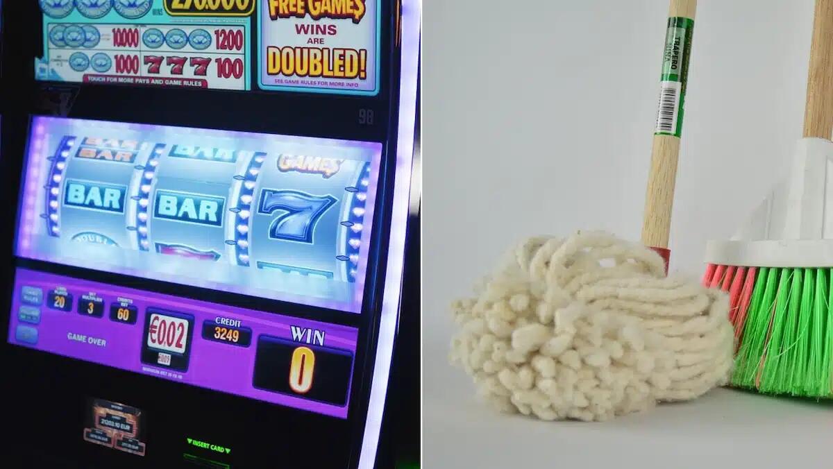 Tenta la rapina in sala slot armato di martello e coltello: ladro messo in fuga a colpi di mocio - 