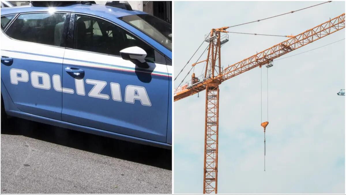 Sale su una gru in pieno centro e minaccia di buttarsi: nel 2012 aveva ucciso la moglie - 