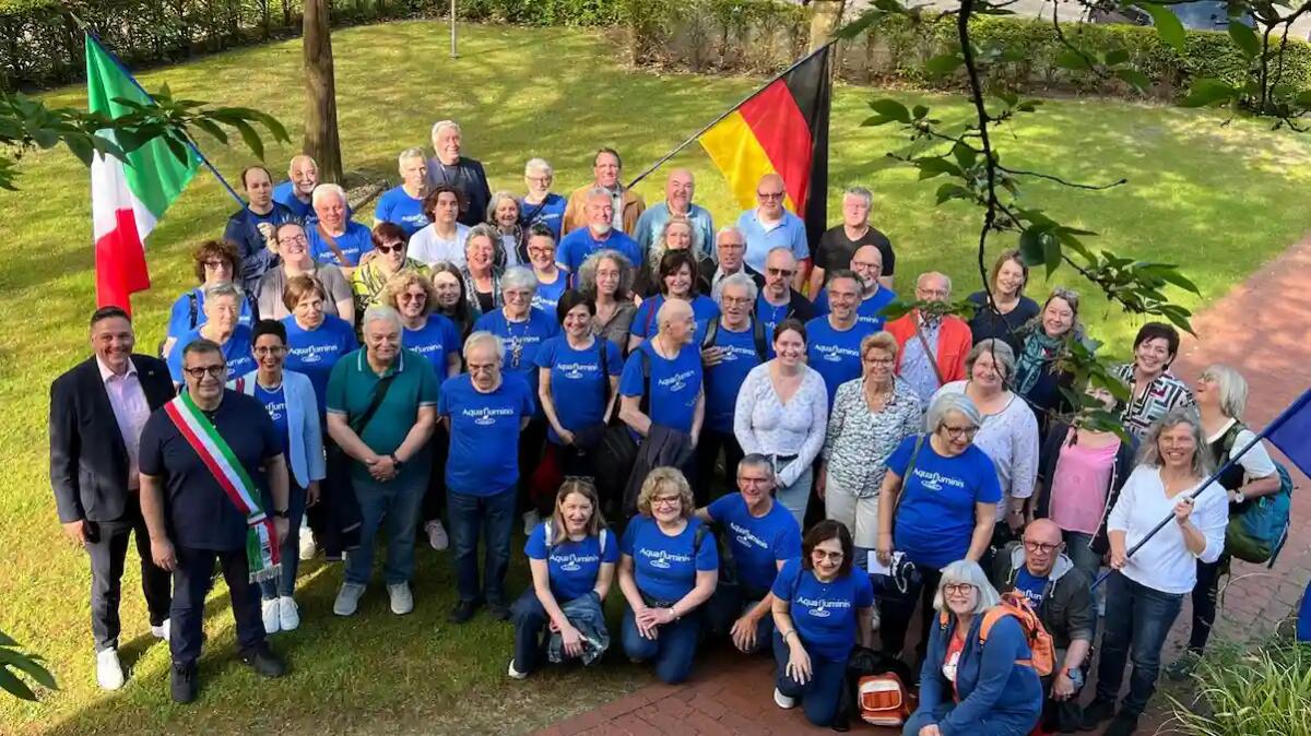 Coro Aquafluminis di Fiume Veneto: visita ufficiale a Hude per rafforzare il gemellaggio - 