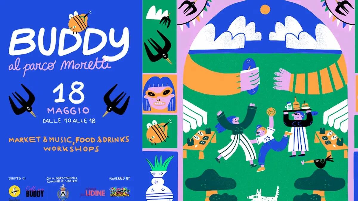 Torna "Buddy al Parco" a Udine: artigianato, laboratori e musica per tutta la famiglia. Ecco il programma. - 