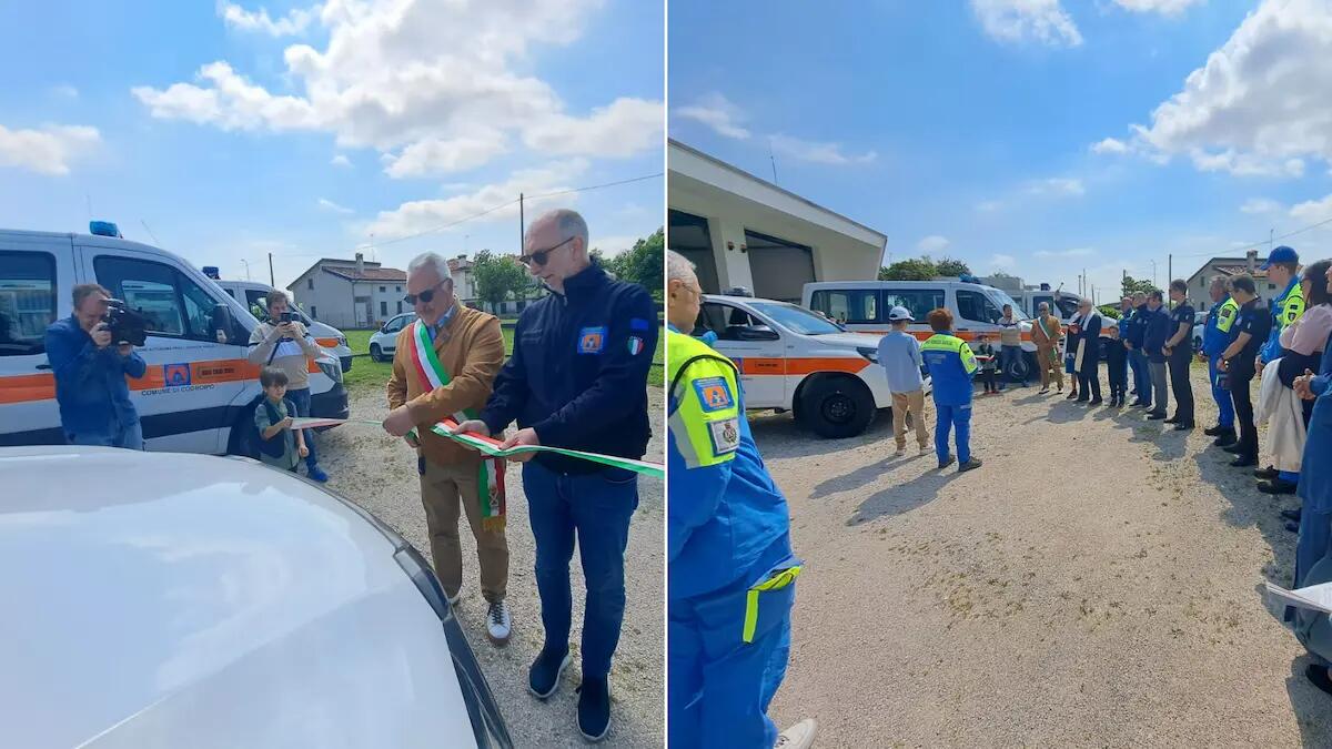 Un nuovo pick-up al gruppo volontari Protezione Civile di Codroipo - 
