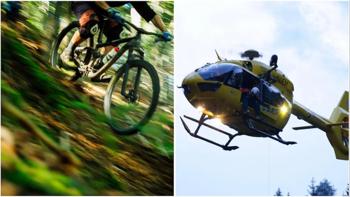 Cade dalla mountain bike e si ferisce, l’amico lancia l’allarme: elitrasportato con politrauma - 