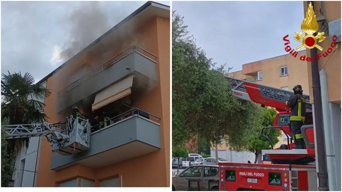 Esplosione all’alba in un appartamento, poi divampano le fiamme: ferito il residente, evacuato il condominio - 