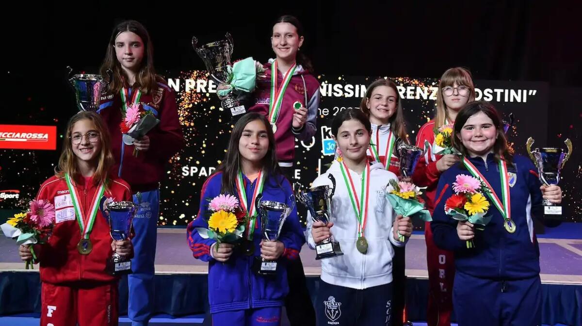 ASD Scherma Vittorio Veneto: Anna Barel è ottava ai Campionati Italiani U14 di Spada - 