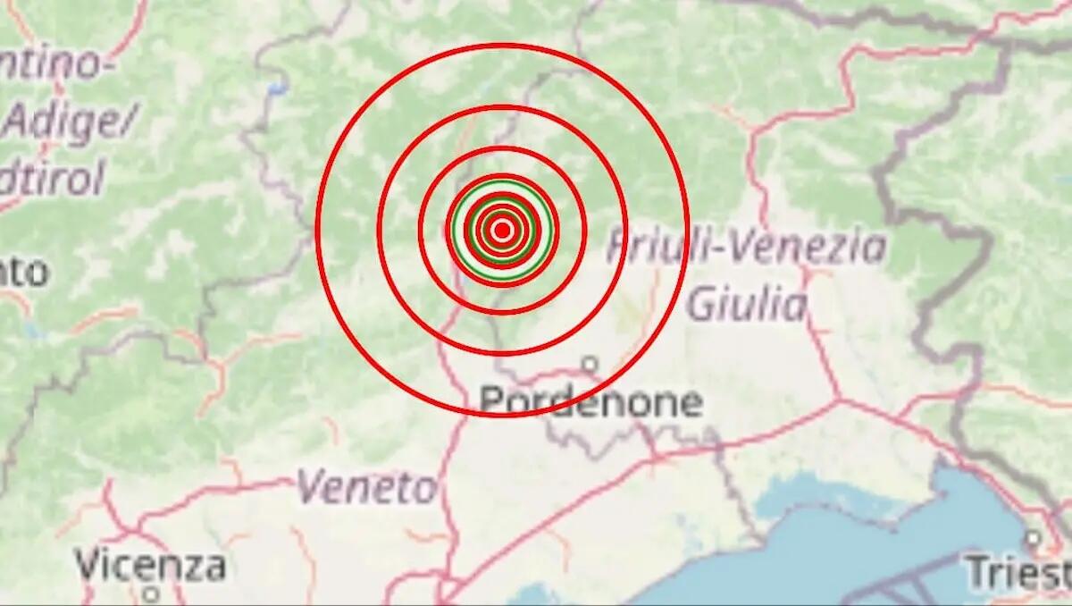 Trema la terra in Veneto: scossa di terremoto con epicentro nel Bellunese - 