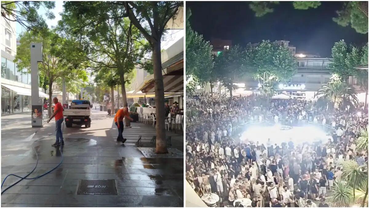 Lignano ritorna alla normalità: ripulita l'intera città. Le immagini della giornata e interventi della Polizia. - 