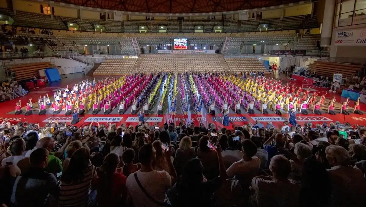 oltre 400 giovani in scena al saggio di ginnastica artistica '81 a trieste - 