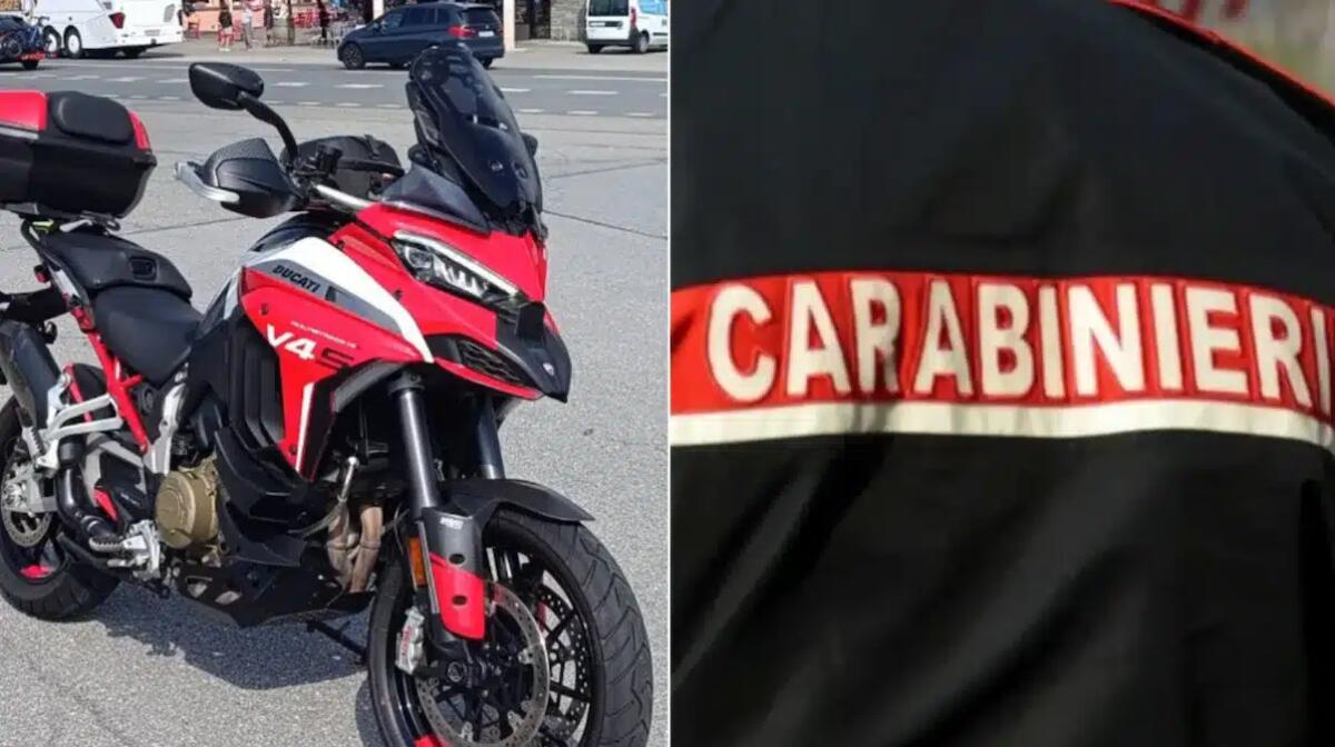 Ritrova la sua Ducati rubata grazie all'AirTag: era nascosta nel giardino di un moldavo, denunciato - 