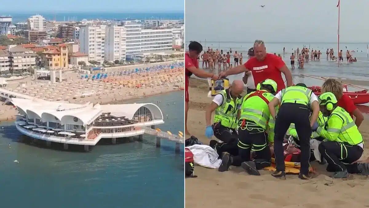 Coppia cade dal gommone trainato da un motoscafo a Lignano: per lei trauma cranico e spalla lussata - 