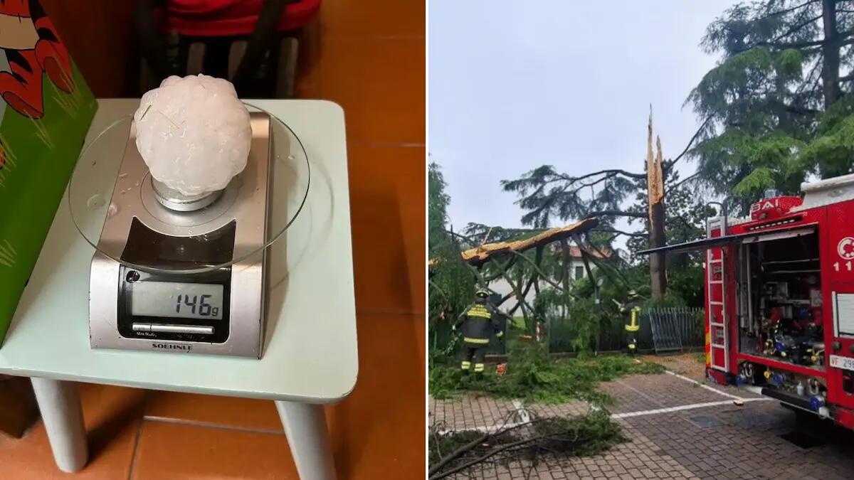 «Rischio grandine e vento molto forte», nuova allerta meteo in Veneto. Dove e quando - 