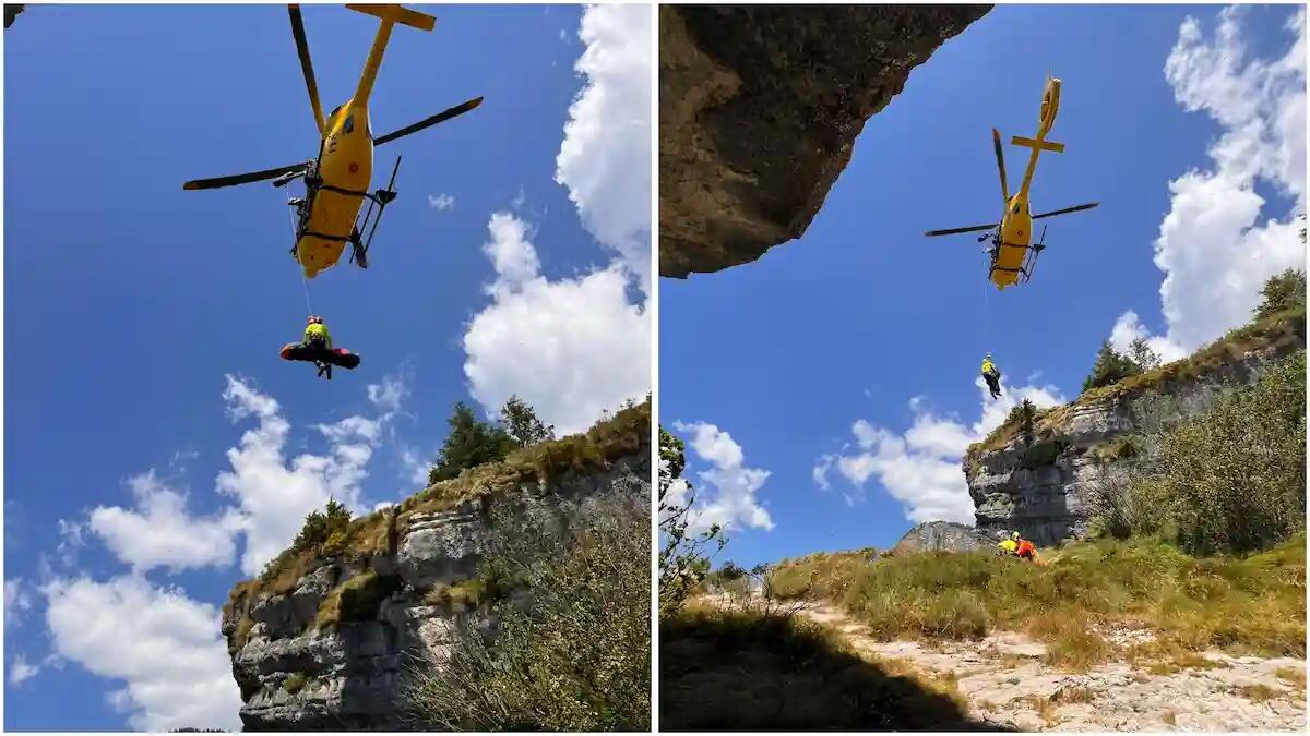 Cade nel bosco, precipita per 50 metri e finisce in un canale: 71enne salvata in elisoccorso - 