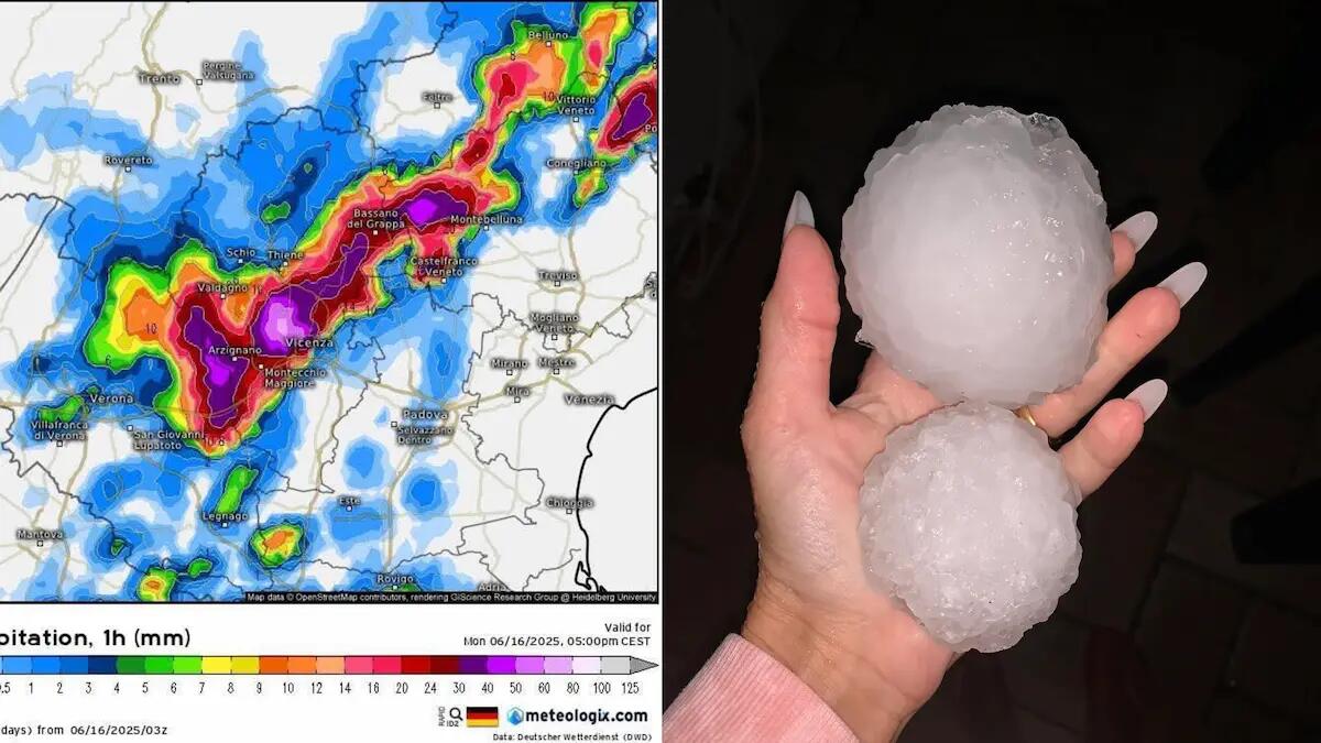 Temporali violenti con grandine tra poche ore sul Veneto: è allerta meteo - 