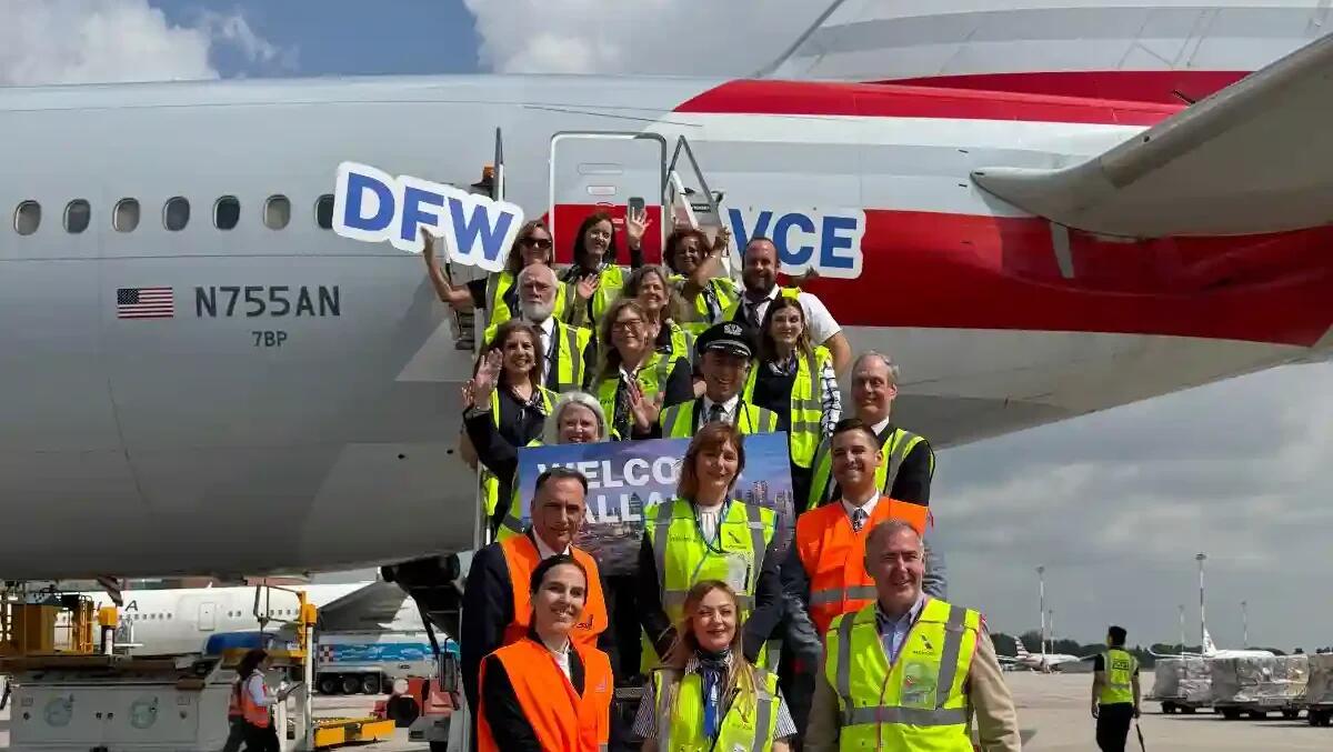 Aeroporto Marco Polo: American Airlines inaugura nuovo volo diretto Dallas-Venezia - 