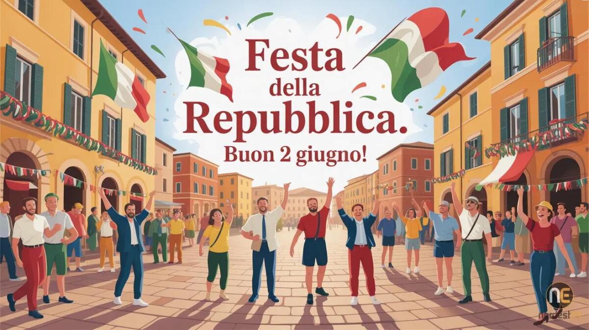 Immagini e frasi "Auguri Buon 2 Giugno 2025": buona Festa della Repubblica - 