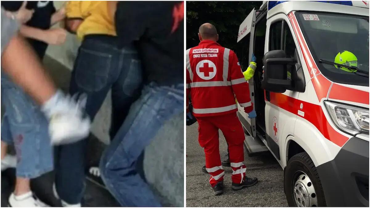Urla, calci e bastonate in strada a Cervignano: rissa choc tra giovani, uno aggredisce il personale sanitario - 