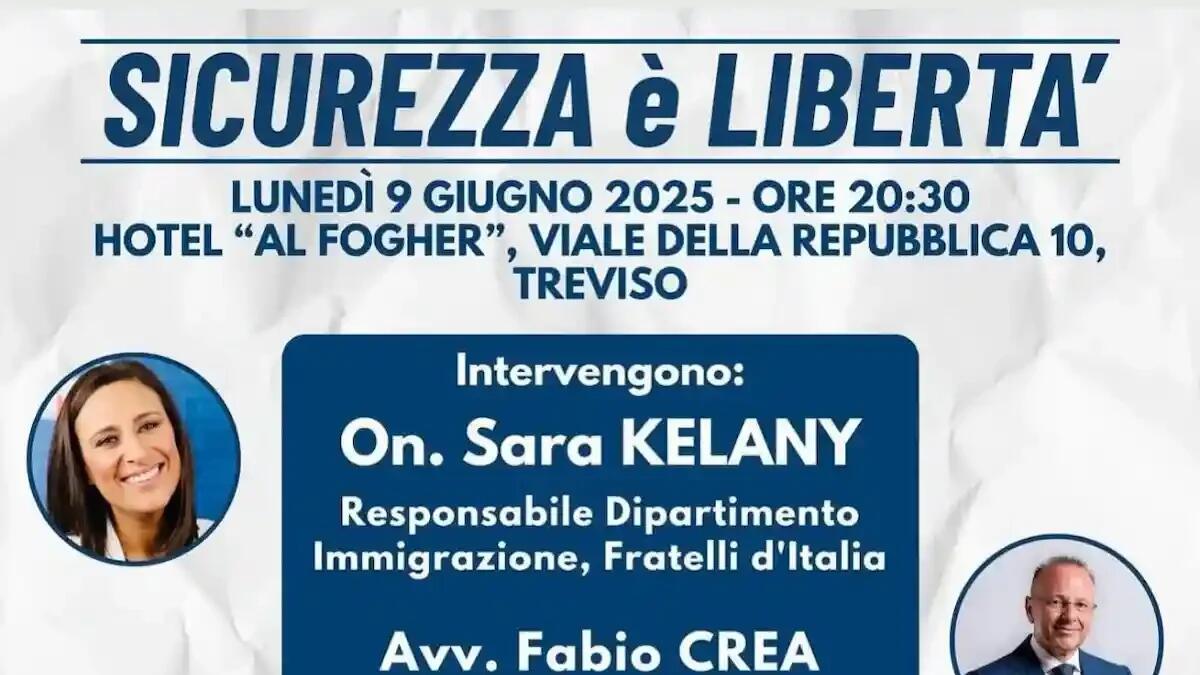 Sicurezza e legalità, a Treviso un confronto con Fratelli d’Italia - 