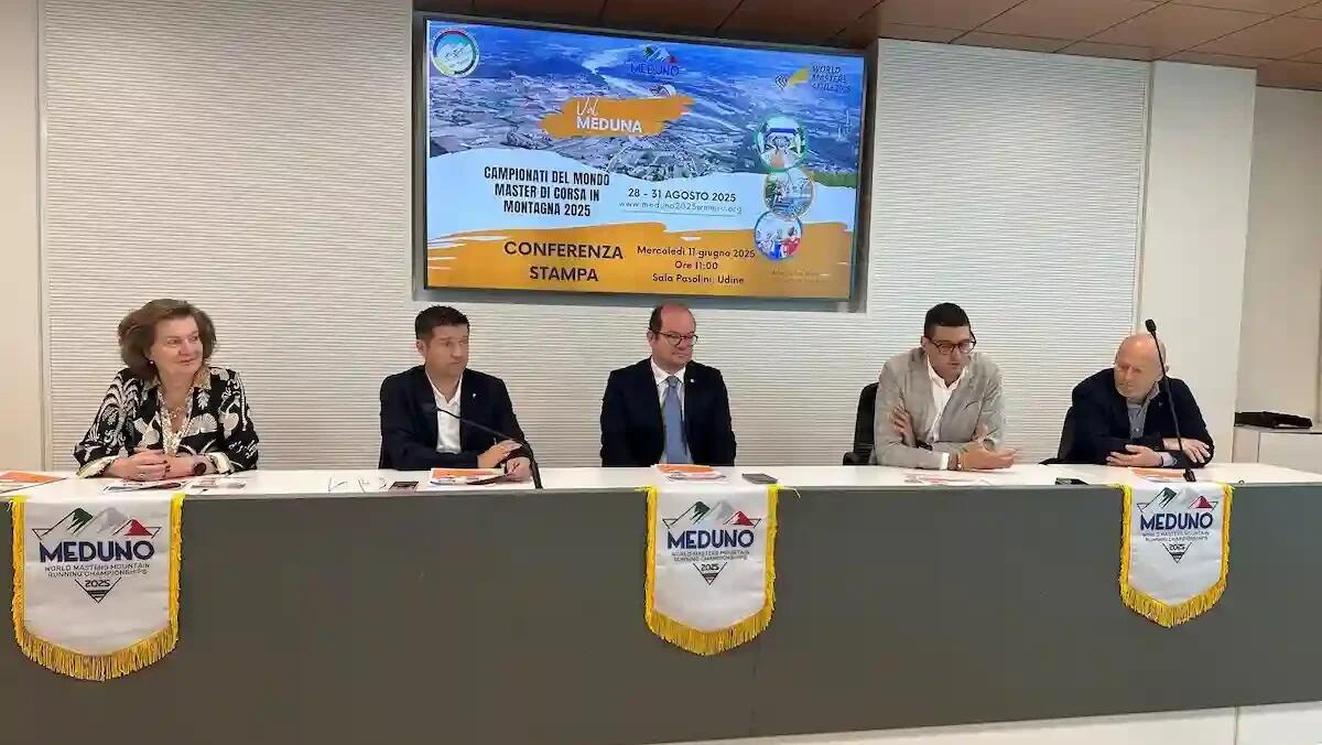 Mondiali Master corsa in montagna 2025 a Meduno: presentati i dettagli della manifestazione - 
